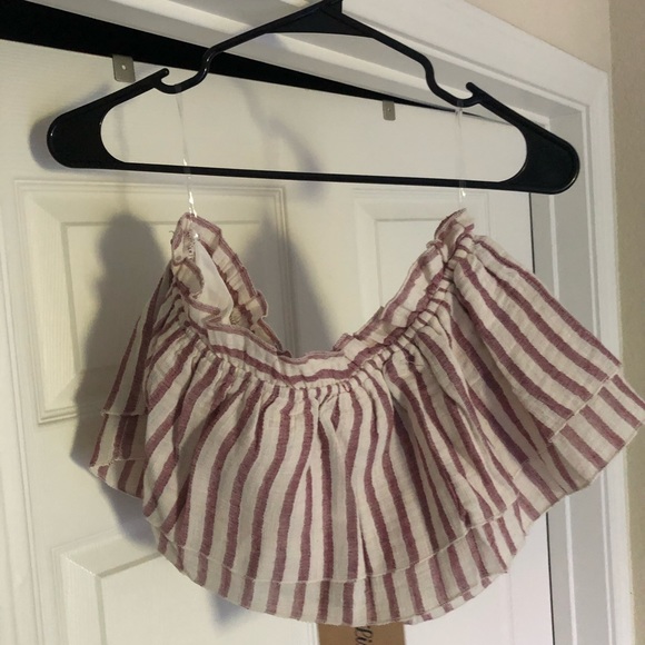 Linen 2 pc top and skirt - Picture 2 of 3